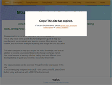 Tablet Screenshot of filtrade.org